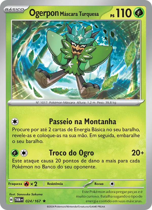 Ogerpon Máscara Turquesa