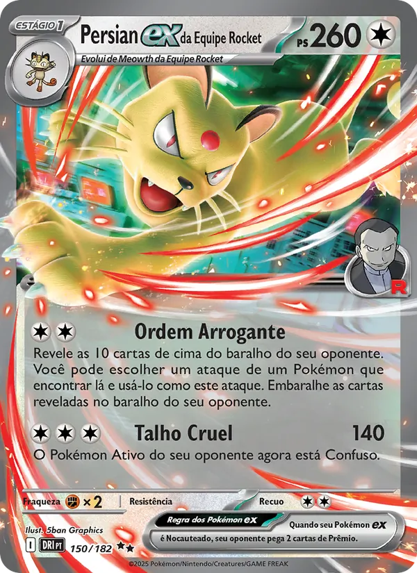 Persian ex da Equipe Rocket